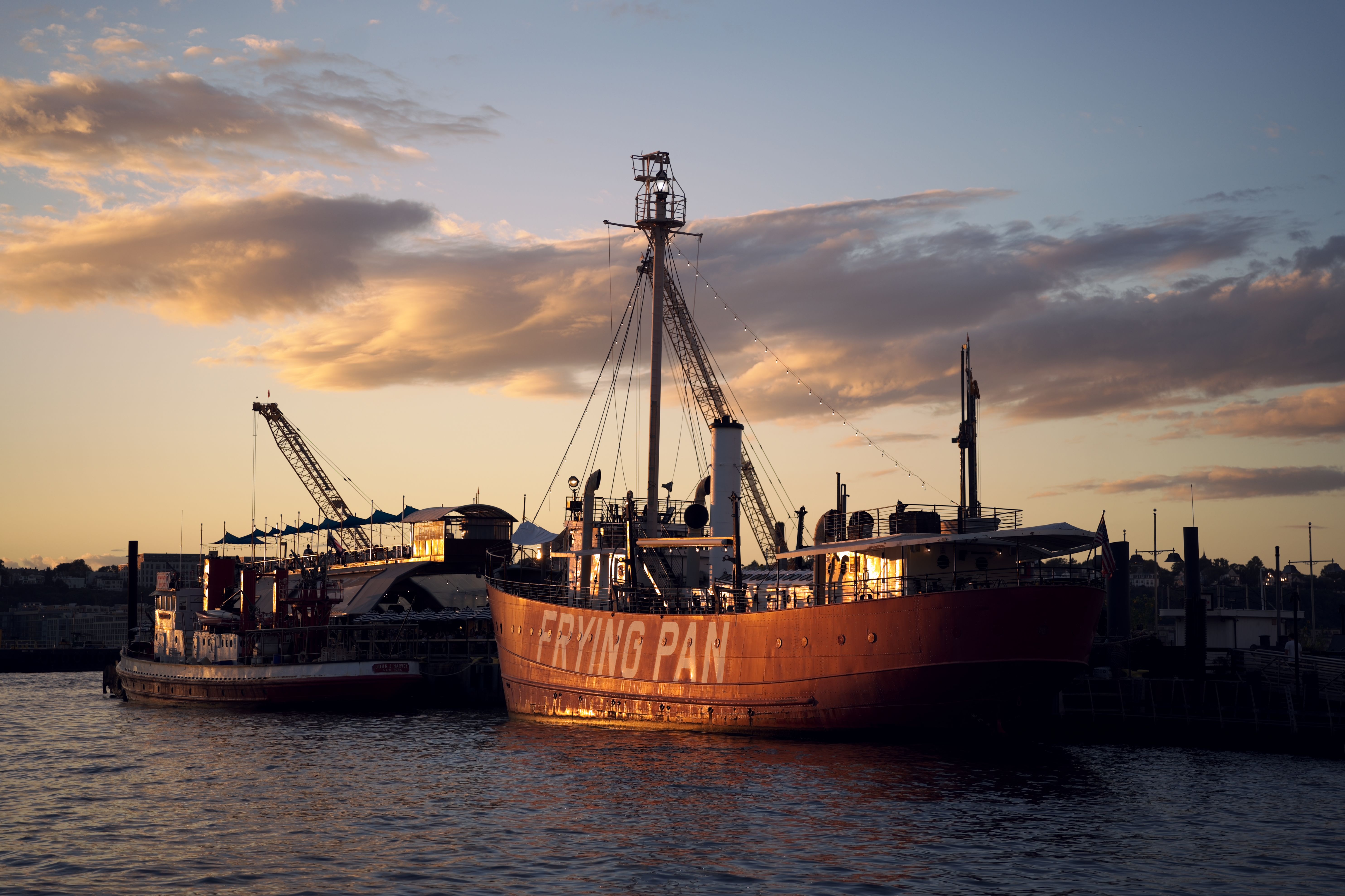 The Last Light at the Wharf